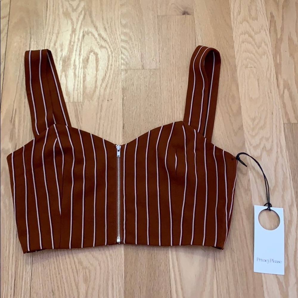 REVOLVE “ Privacy Please “ crop top
